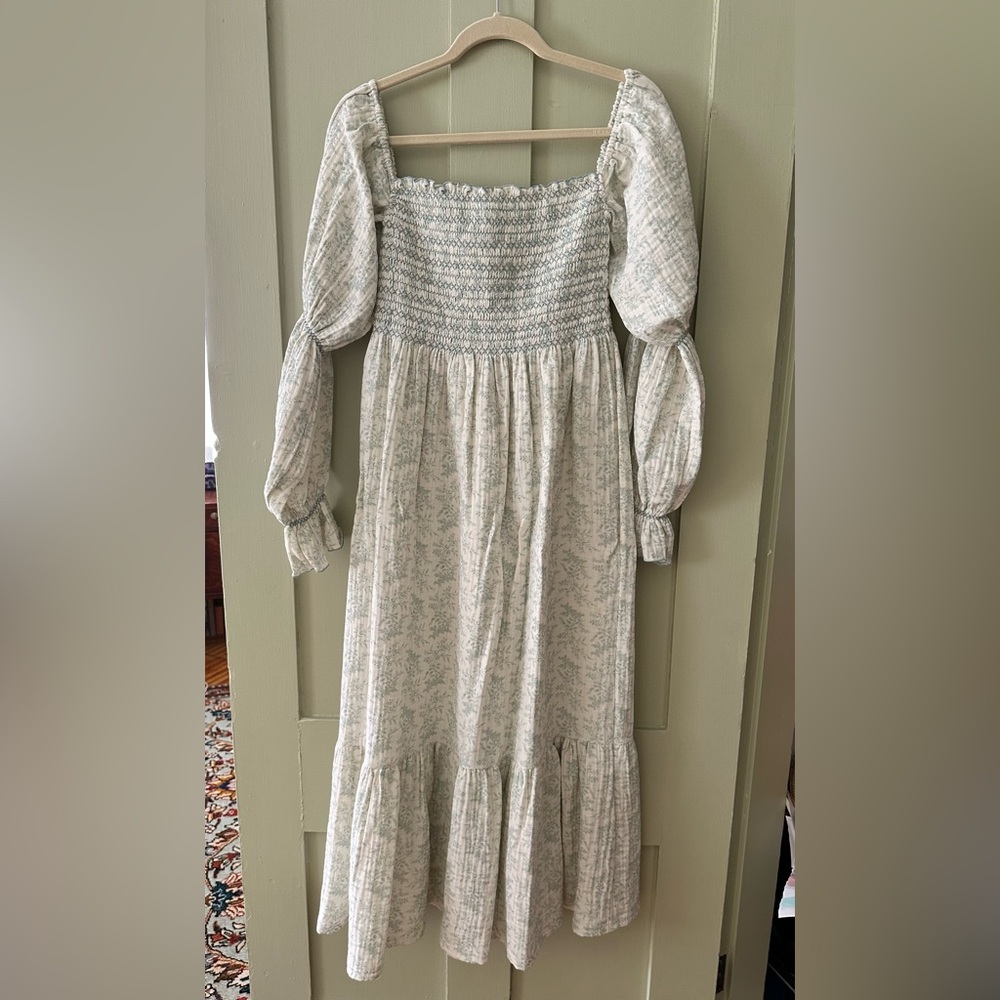 Nothing Fits But - Maternity Friendly Smocked Maxi Dress